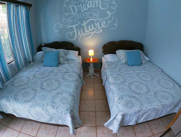 Twin Room at Perico Azul Hotel in Jaco Costa Rica